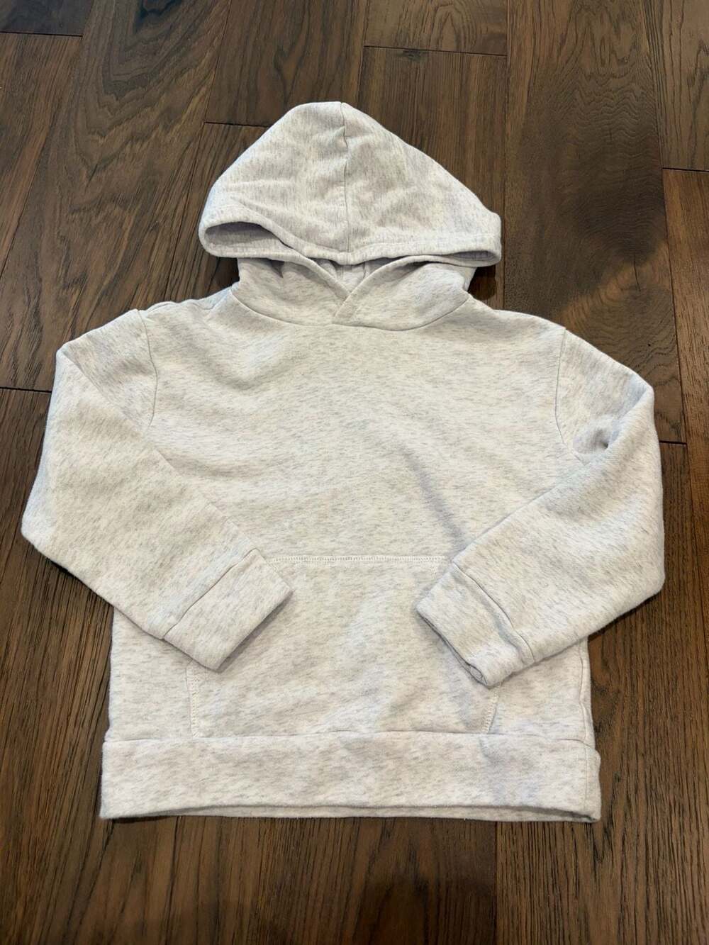 Puma Pullover Hoodie Girls Size 6 Gray Heather Fleece